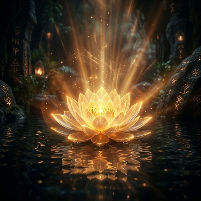 Méditation et lotus spirituel - Bains Floraux et bonne chance